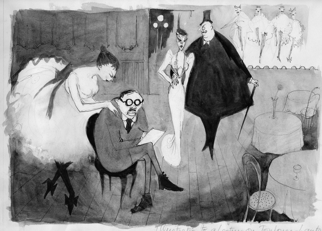 „Illusztráció egy előadáshoz Toulouse-Lautrecről”, 1950. alkotó: Shirley Markham
