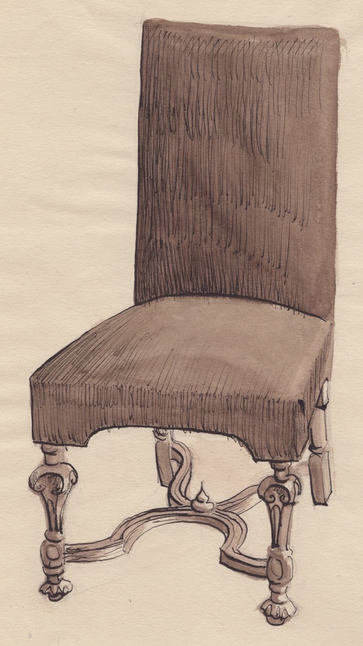 „17. század végi szék”, 1951. alkotó: Shirley Markham