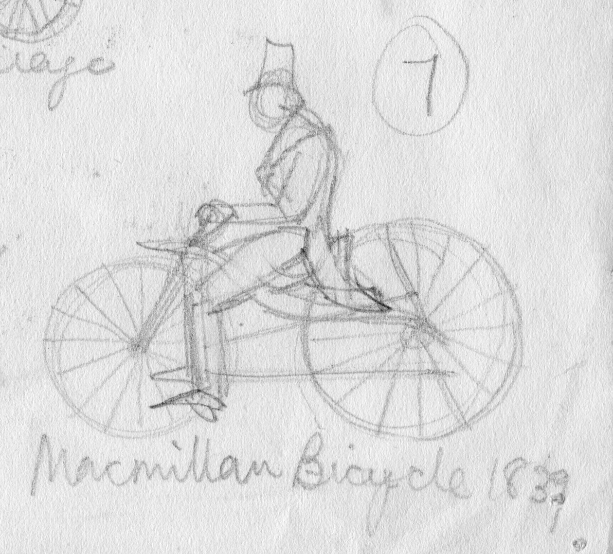 „MacMillan kerékpár, 1839”, c1950. alkotó: Shirley Markham