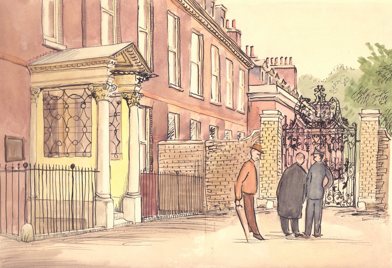 Állami lakások, Kensington-palota, London, 1950. alkotó: Shirley Markham