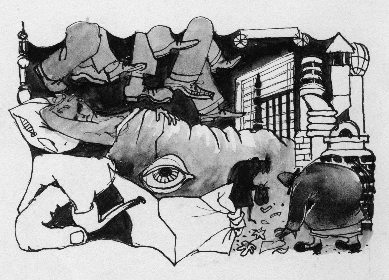 Szürreális tanulmány, 1952. alkotó: Shirley Markham