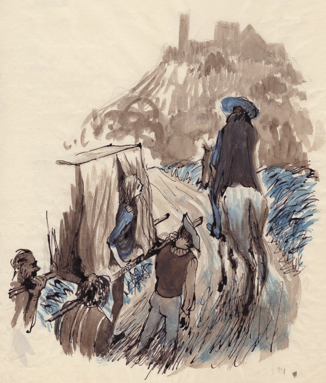 Nő egy alomban, 1950. alkotó: Shirley Markham
