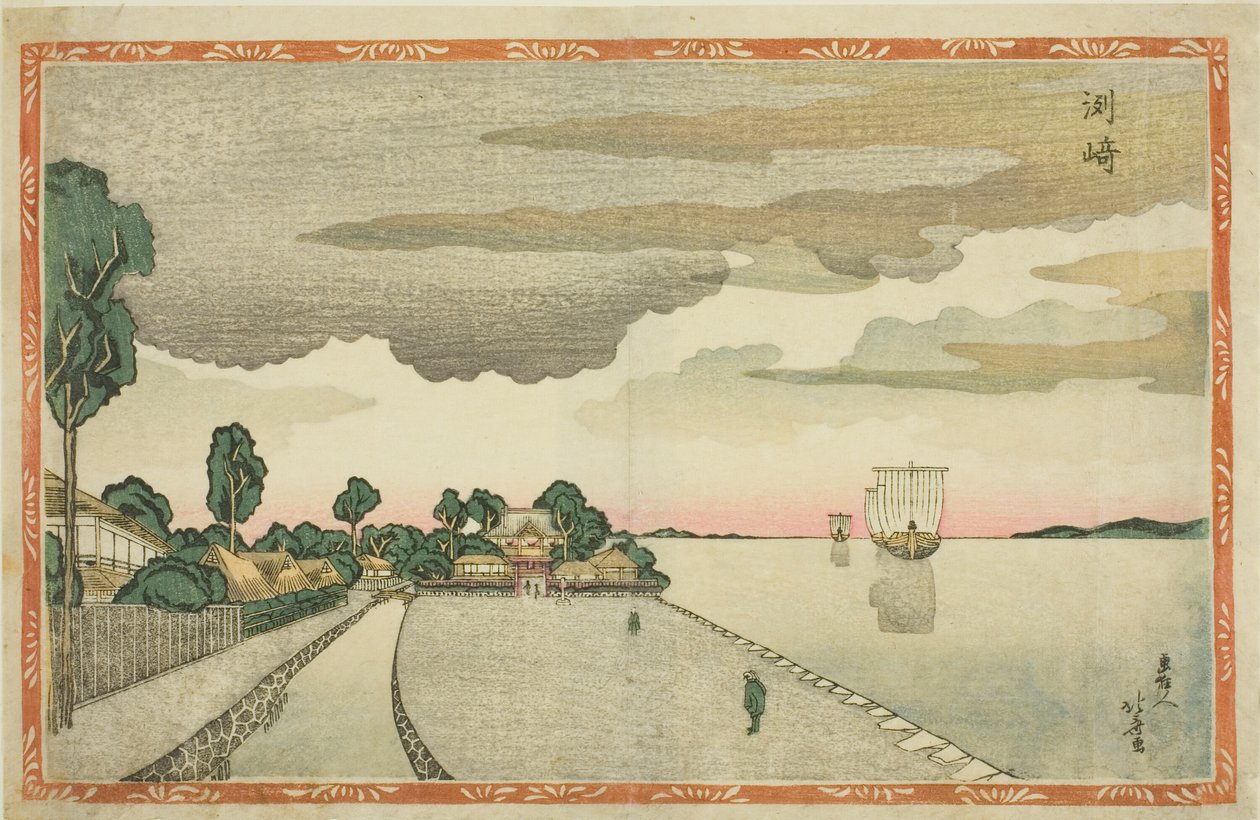Susaki, a "New Perspective Pictures (Shin uki-e)" sorozatból alkotó: Shotei Hokuju