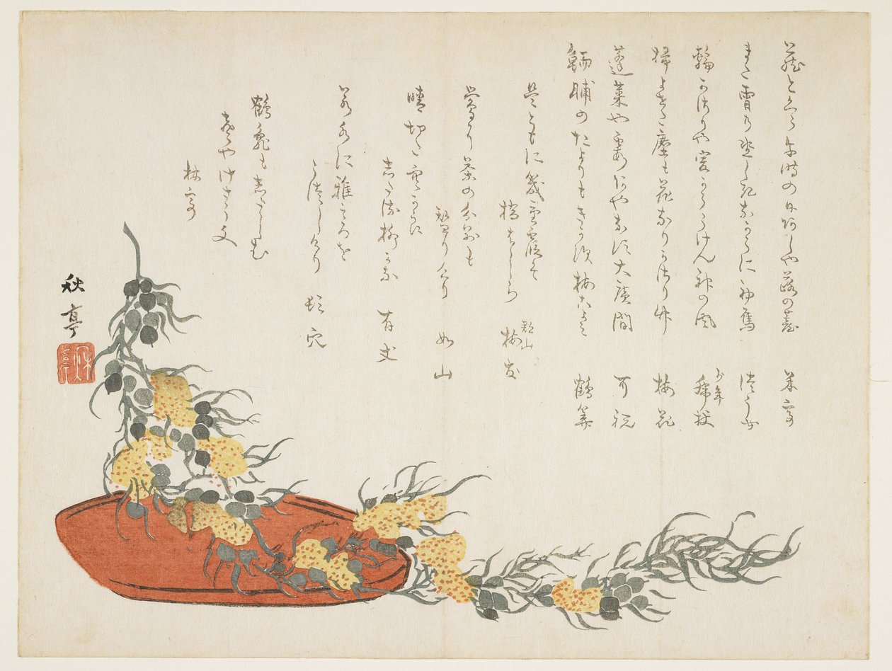 (Szőlőpatak), c. 1854-1859 alkotó: Shûtei Tanaka