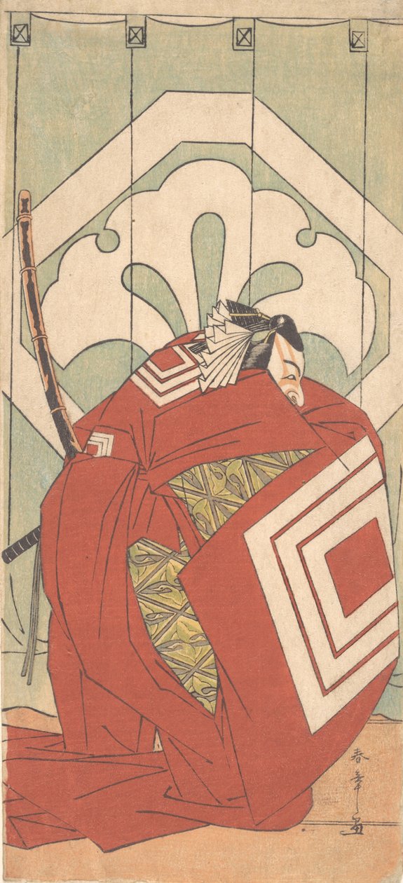 Ichikawa Dan Juro V tagja Ó, már egy ideje. 1779. alkotó: Shunsho