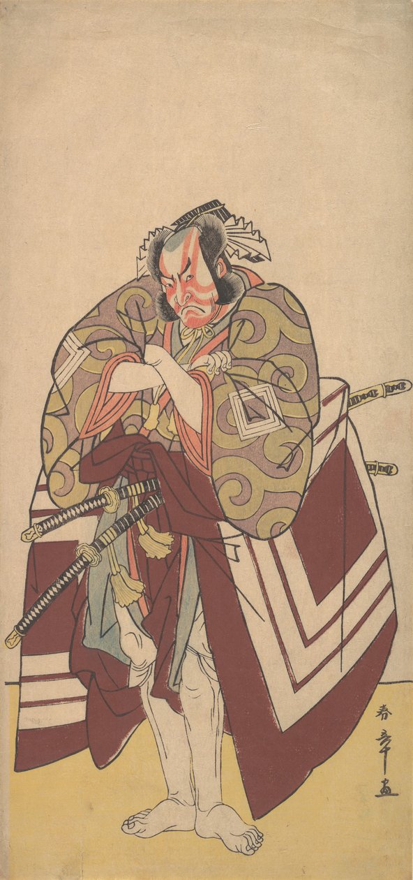 Kabuki a c and r Ichikawa Dan Juro V tagja Ah S and p ration ght egy darabig! Út, 11. kapu, 1779. alkotó: Shunsho