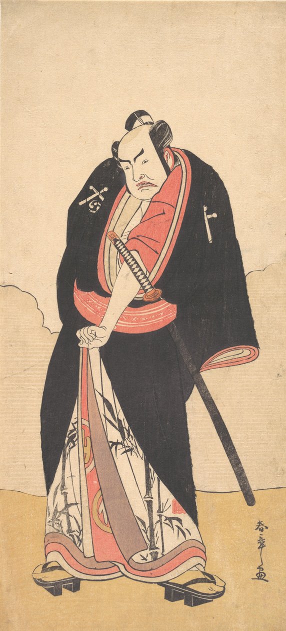 Kabuki a c and r Nakamura Toru Koro jó mint Raisho Shokuro, 2d Gate th, 1780. alkotó: Shunsho