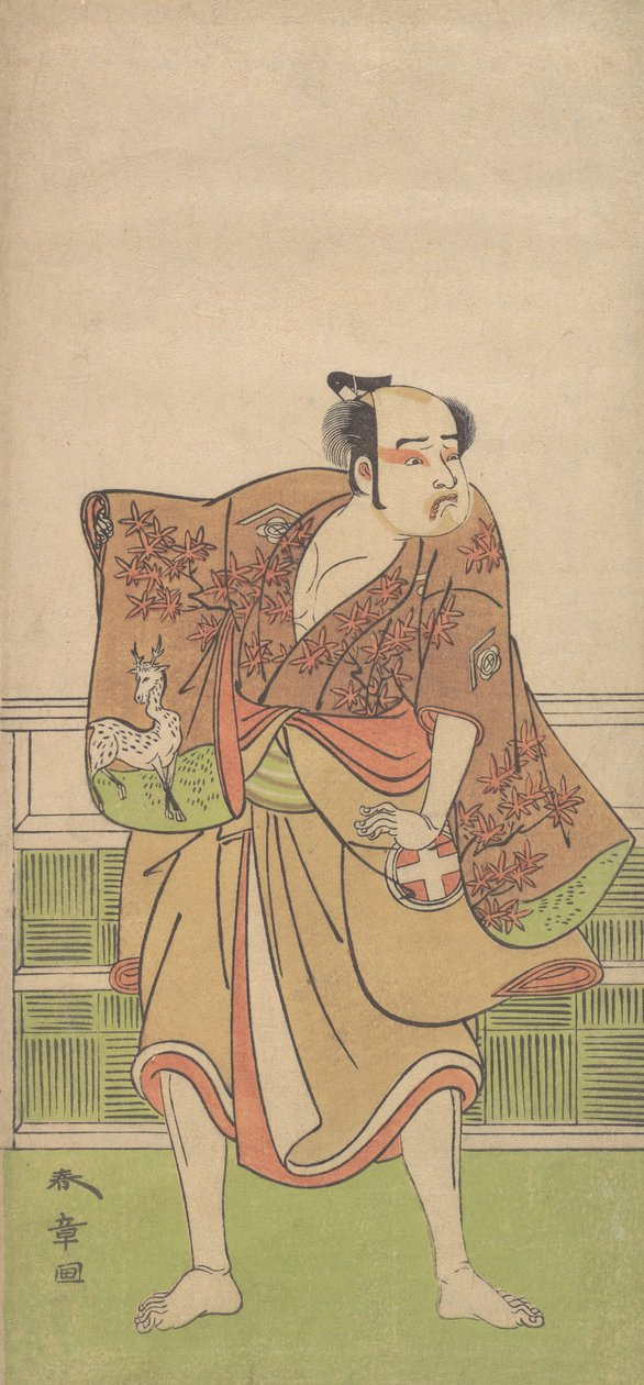Otani Hiroemon Gokumon no Shobei szerepében, 9. hónap, 1774. alkotó: Shunsho
