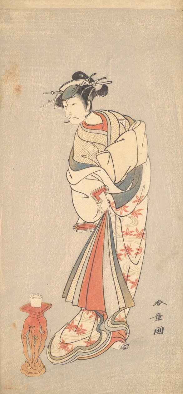 A színész Ichikawa Danjuro V a női szerepben, 1772. alkotó: Shunsho