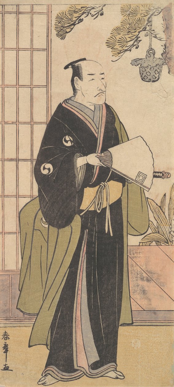 Tefi ötödik Ichikawa Dan Juro tagja, Tejie f Anya és gyermeke Yuranosuke, 6. kapu, 1783. alkotó: Shunsho