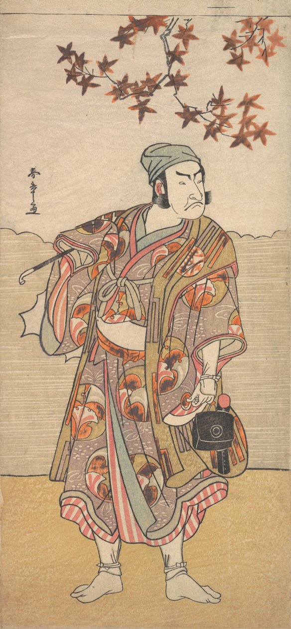 Az első Nakamura Nakazo Shimada no Hachizo szerepében, 1783. alkotó: Shunsho
