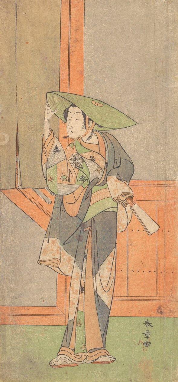 Az első Nakamura Tomijuro Izaemon szerepében, 1771 második hónapja. alkotó: Shunsho