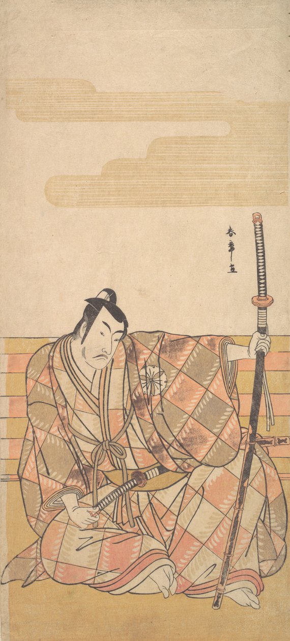 A negyedik matsumoto por fehér szamurájként, nem igaz? 1782. alkotó: Shunsho