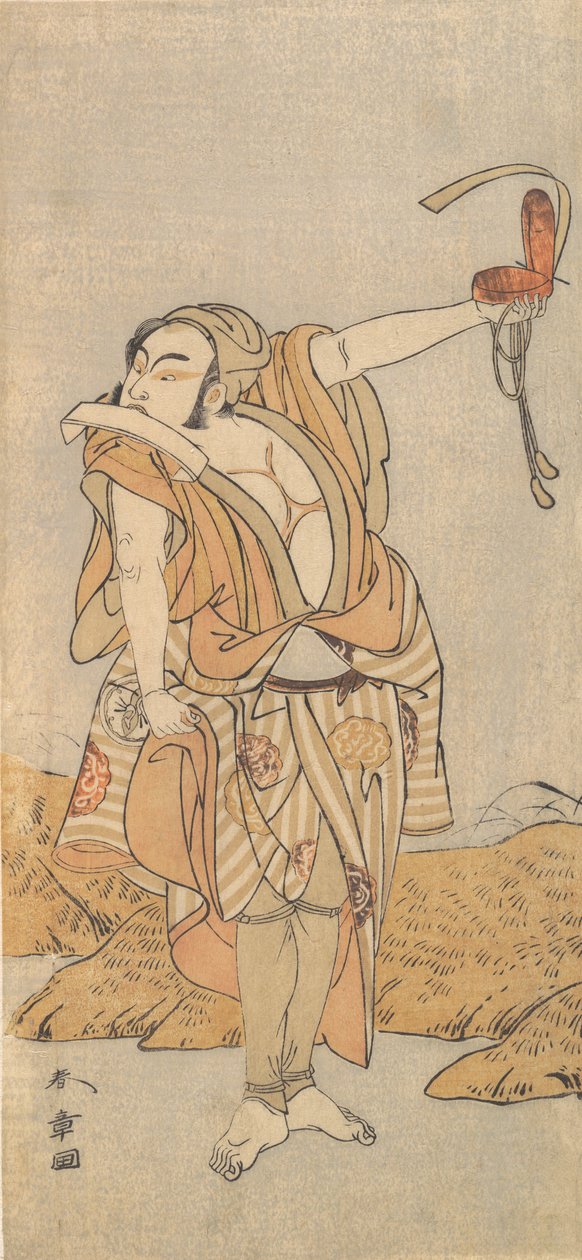 A második Nakamura Juzo, mint Yakko, 1773 ill alkotó: Shunsho