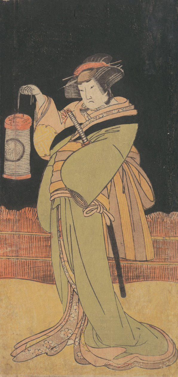 A második Yamashita Kinsaku, mint éjjel álló nő, kb. 1779. alkotó: Shunsho