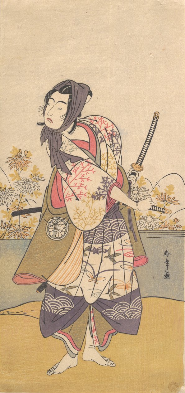 A harmadik Segawa Kikunojo Soga no Goro Tokimune szerepében, 2. hónap, 1785. alkotó: Shunsho