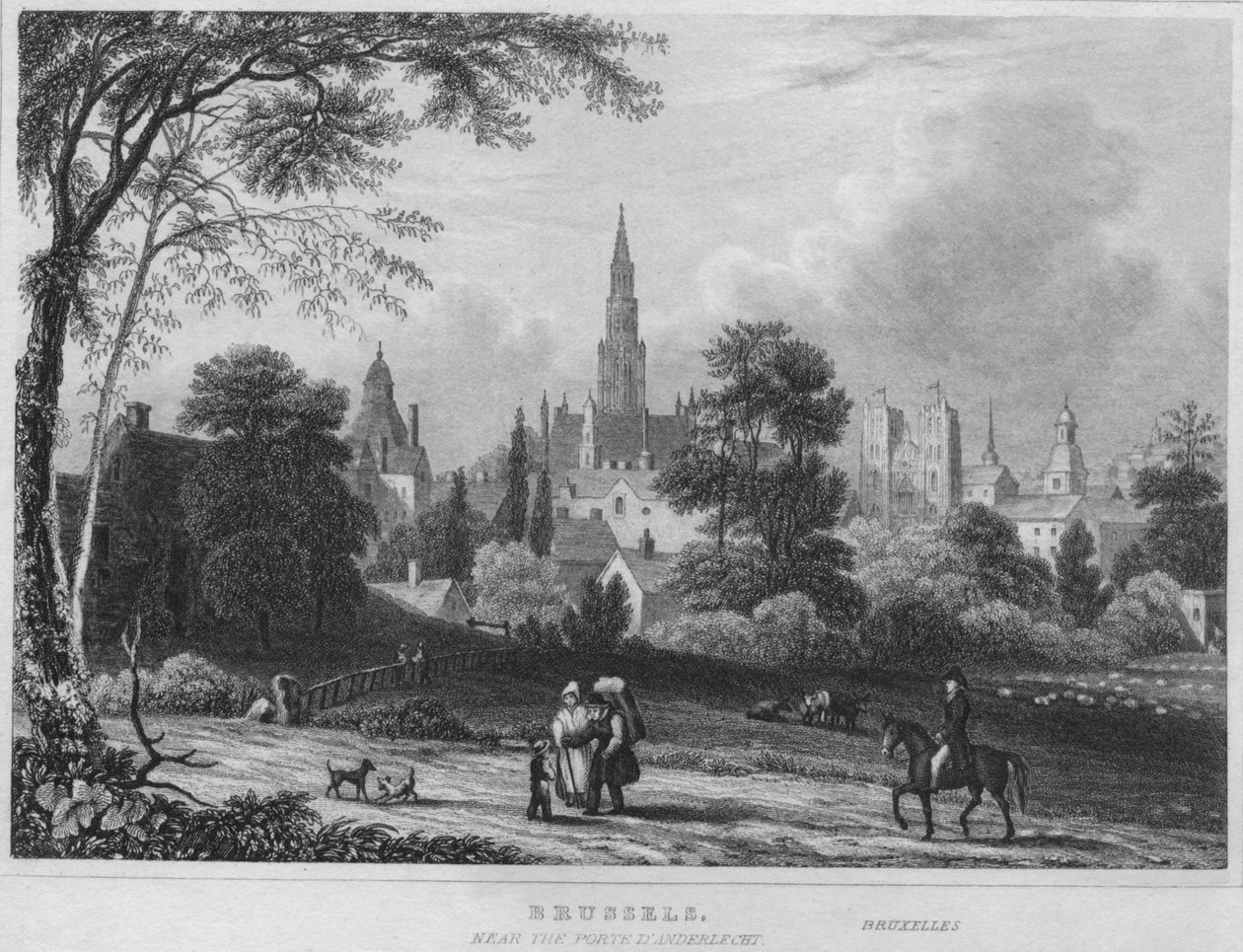 Brüsszel, a Porte DAnderlecht közelében, 1850 alkotó: Shury and Son