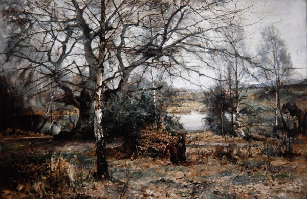 Silvan Woods (olaj, vászon) alkotó: Sidney Grant Rowe