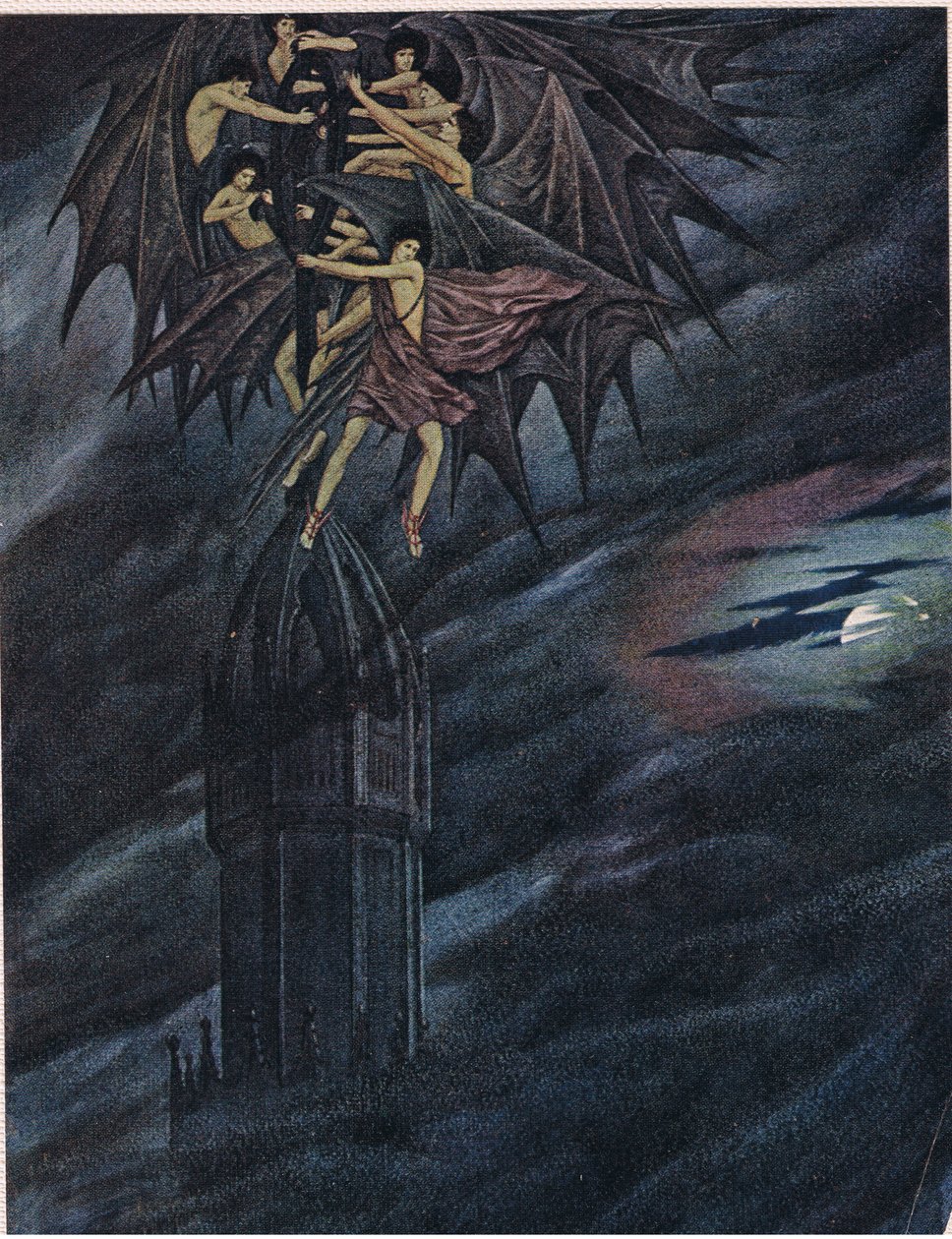 Lucifer és angyalai siess! Siet! Ó ti szellemek, húzza ki állomásáról a vaskos nehéz keresztet alkotó: Sidney Meteyard