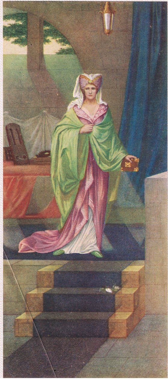 A Lady Irmingard. "Én vagyok a hölgy Irmingard". alkotó: Sidney Meteyard