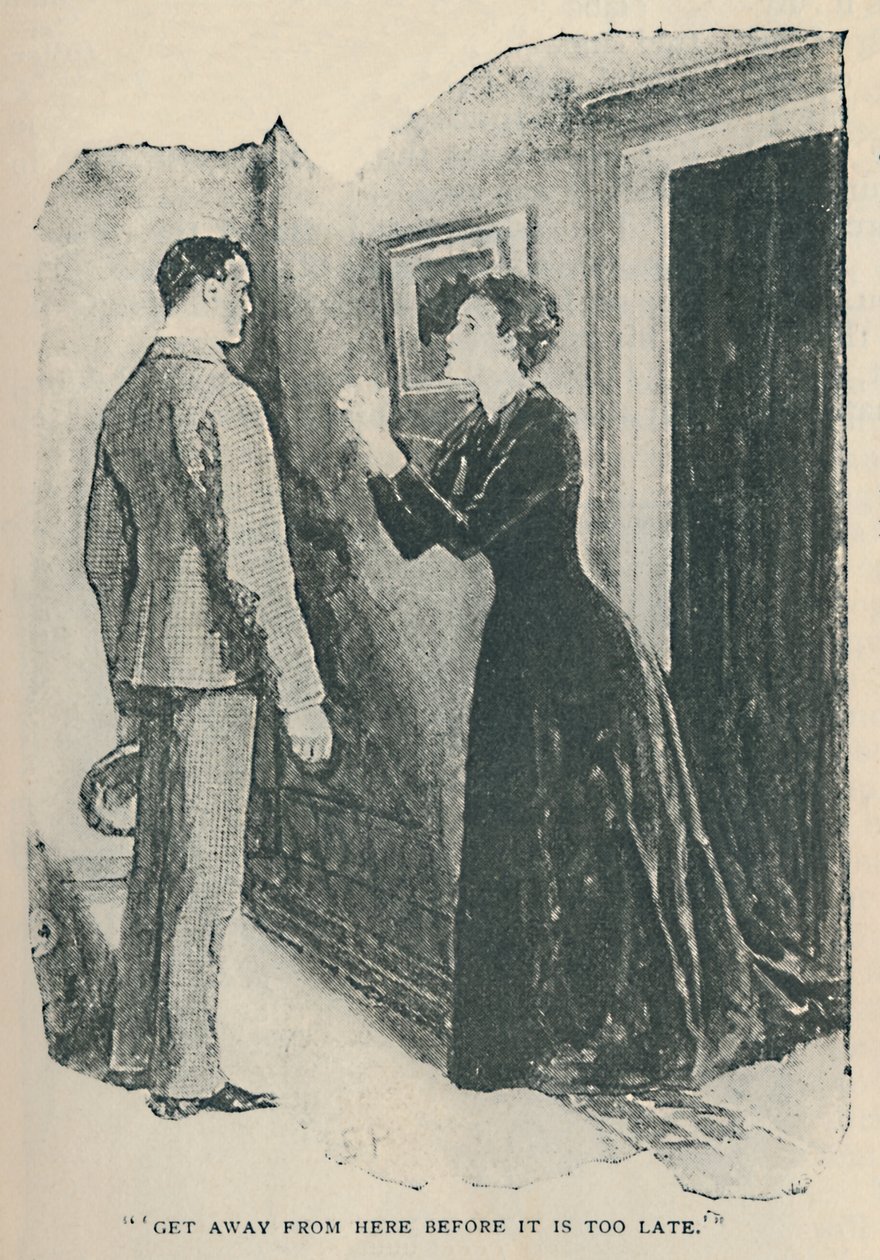 Menj el innen, mielőtt túl késő lenne, 1892 alkotó: Sidney Paget