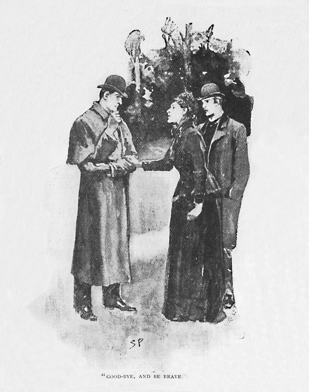 Viszlát, és légy bátor, 1892 alkotó: Sidney Paget
