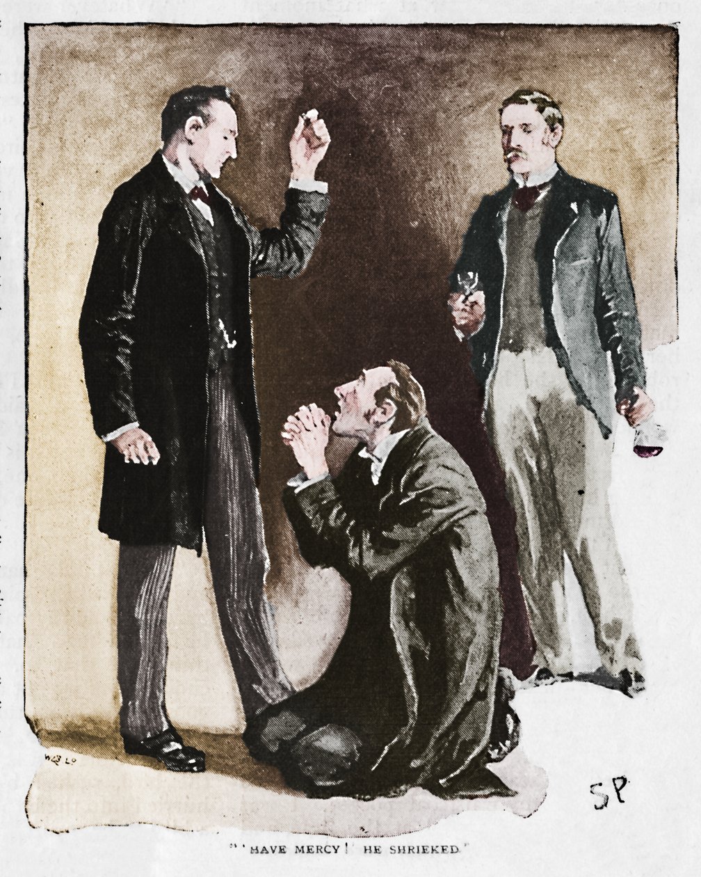 Irgalmazz! Felsikoltott, 1892 alkotó: Sidney Paget