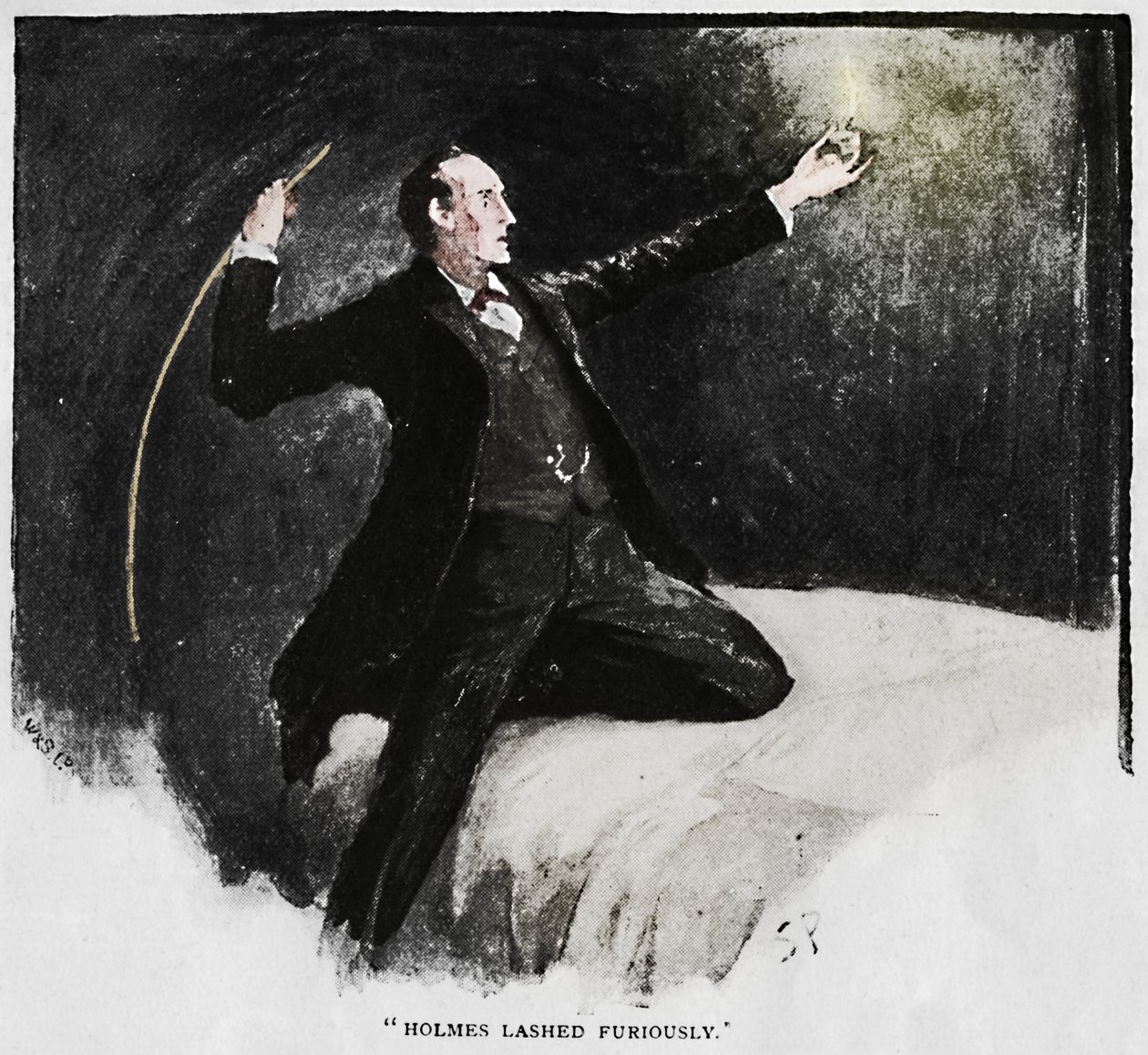 Holmes dühöngött, 1892 alkotó: Sidney Paget