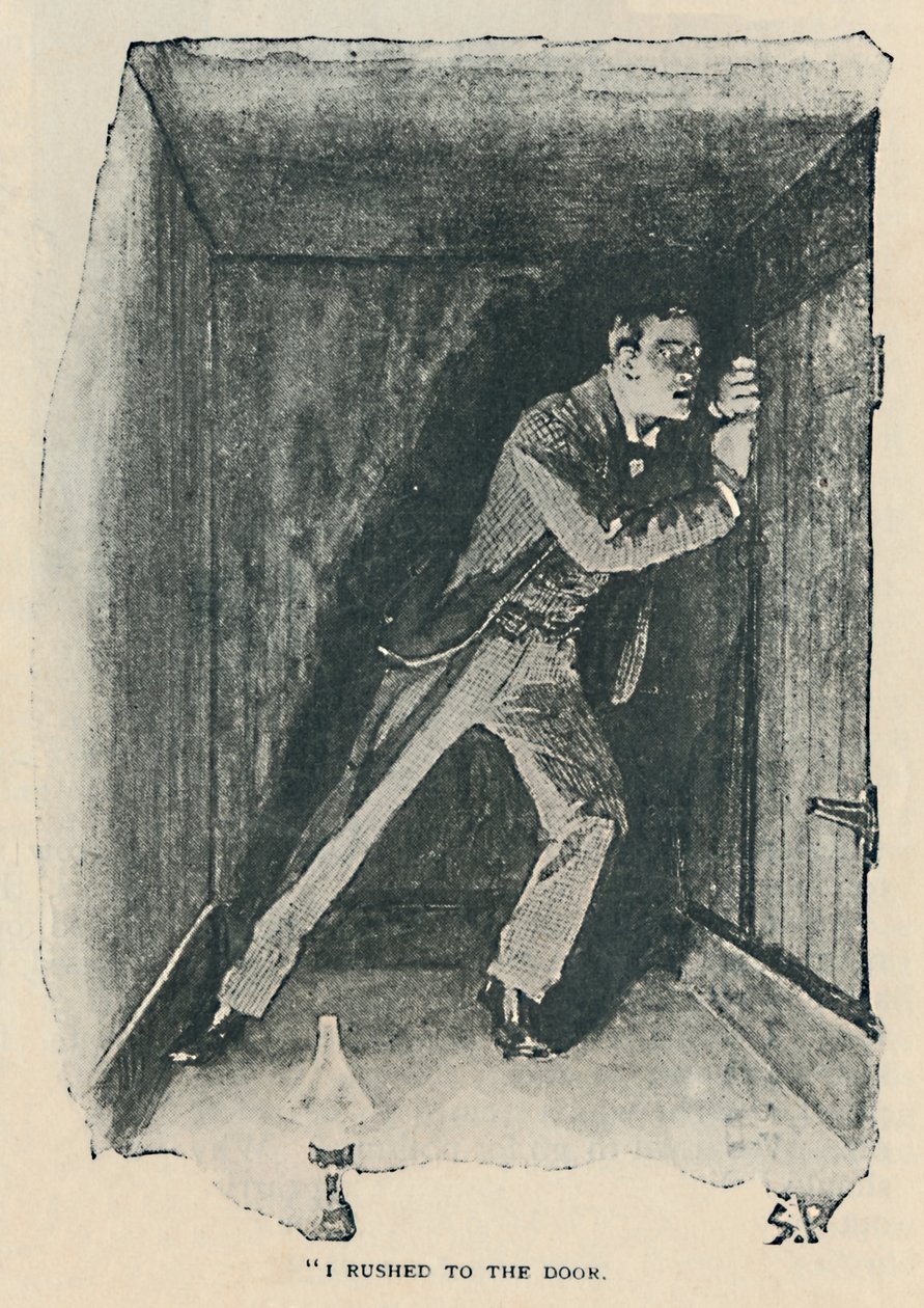 Rohantam az ajtóhoz, 1892 alkotó: Sidney Paget