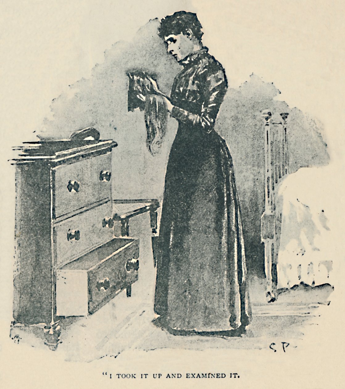 Felvettem és megvizsgáltam, 1892 alkotó: Sidney Paget