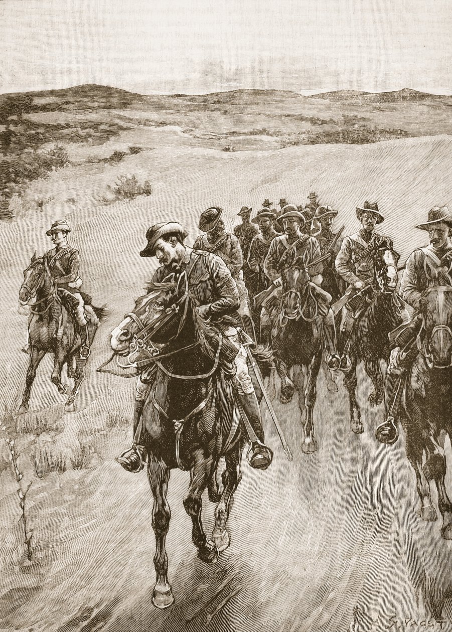 A lobengulai pályán, 1893, illusztráció a 