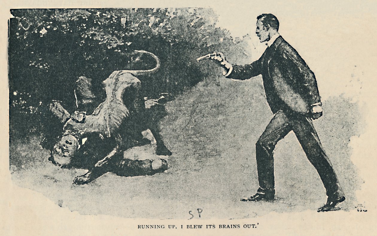 Felfutás. Kifújtam az agyát, 1892 alkotó: Sidney Paget