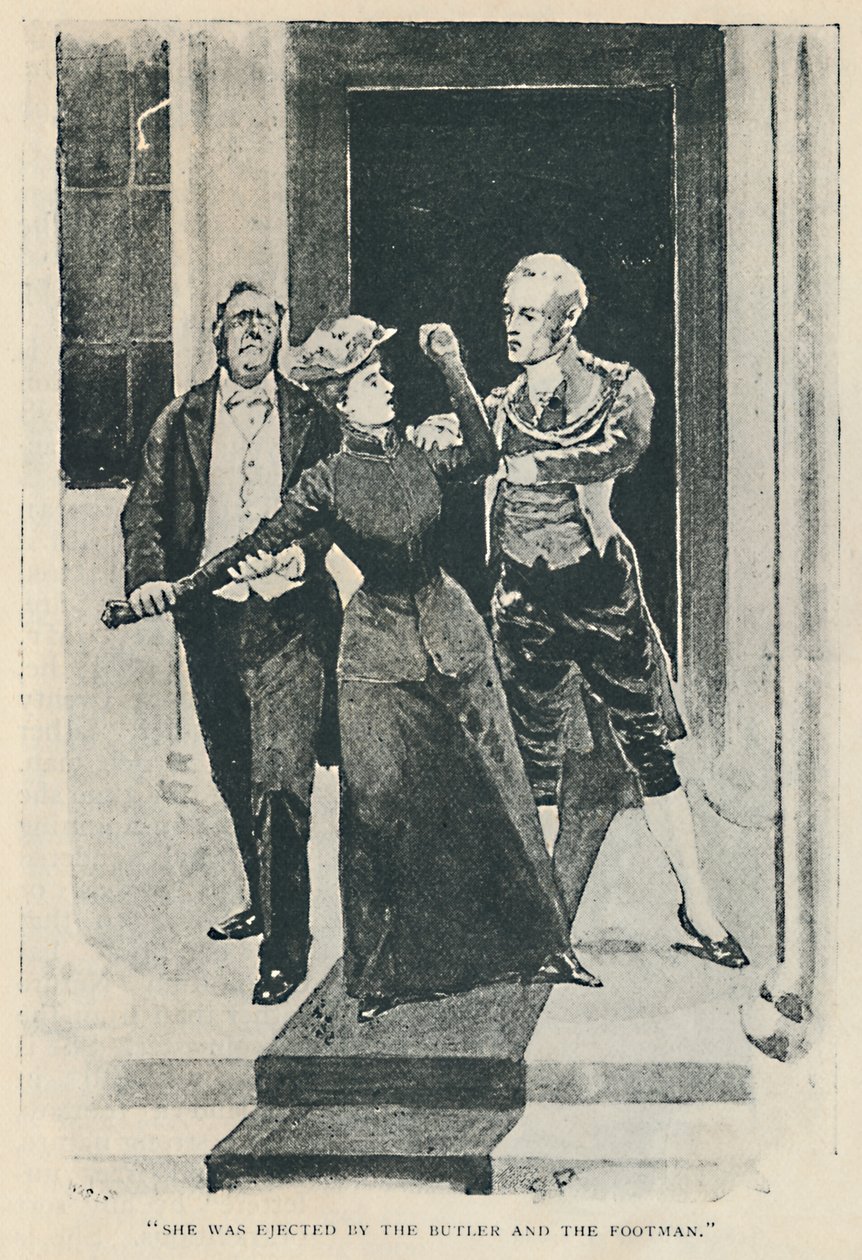 A komornyik és a lakáj kidobta, 1892 alkotó: Sidney Paget