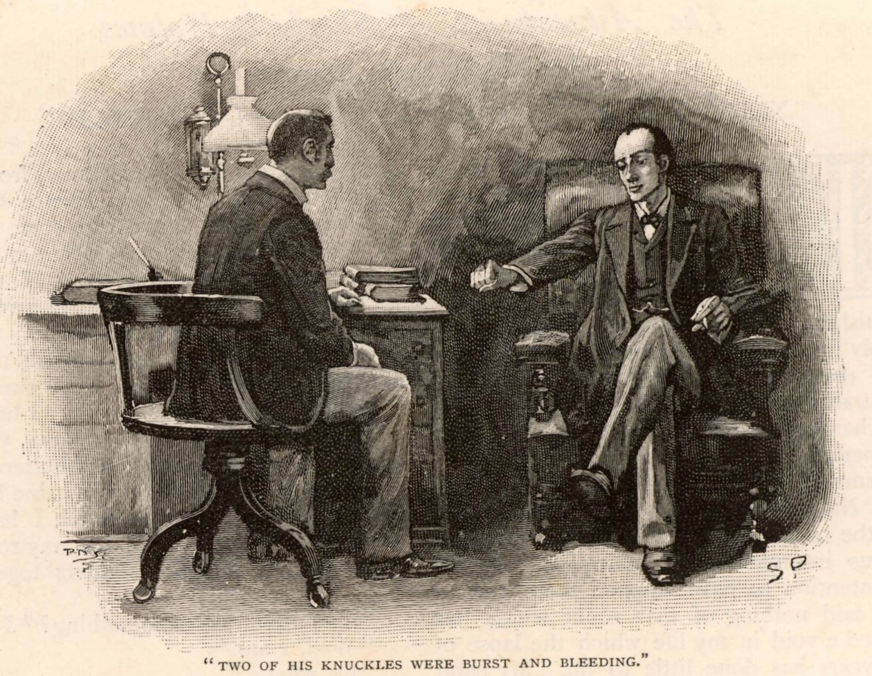 Sherlock Holmes – A végső probléma kalandja alkotó: Sidney Paget
