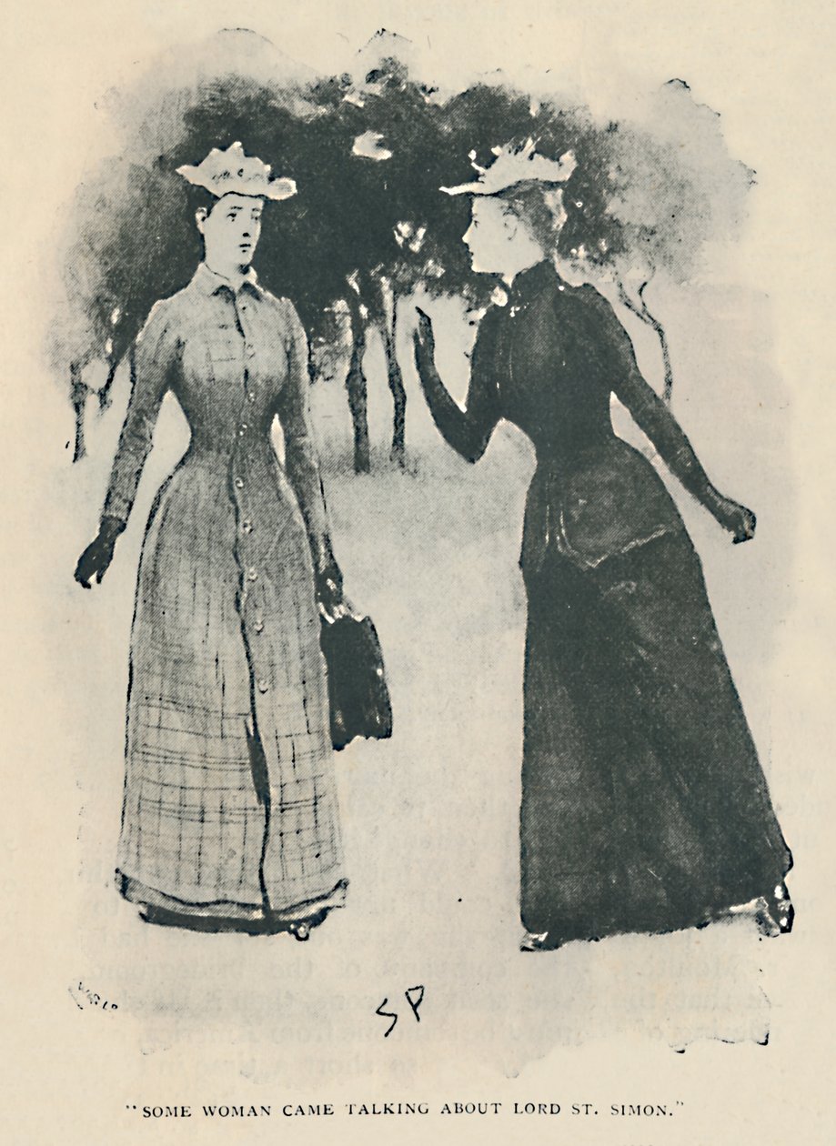 Valami nő Lord St. Simonról beszélt, 1892 alkotó: Sidney Paget