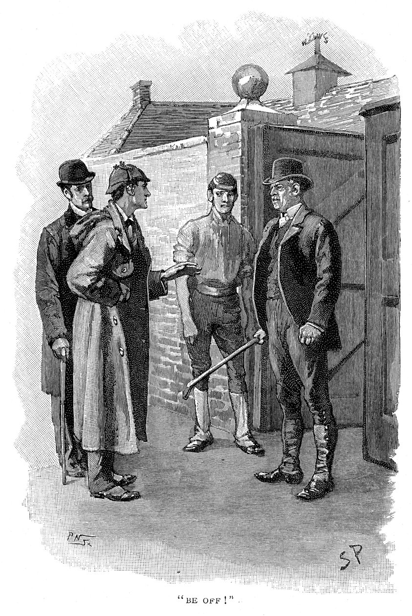 Ezüstláng kalandja, Holmes kihallgat egy gyanúsítottat alkotó: Sidney Paget