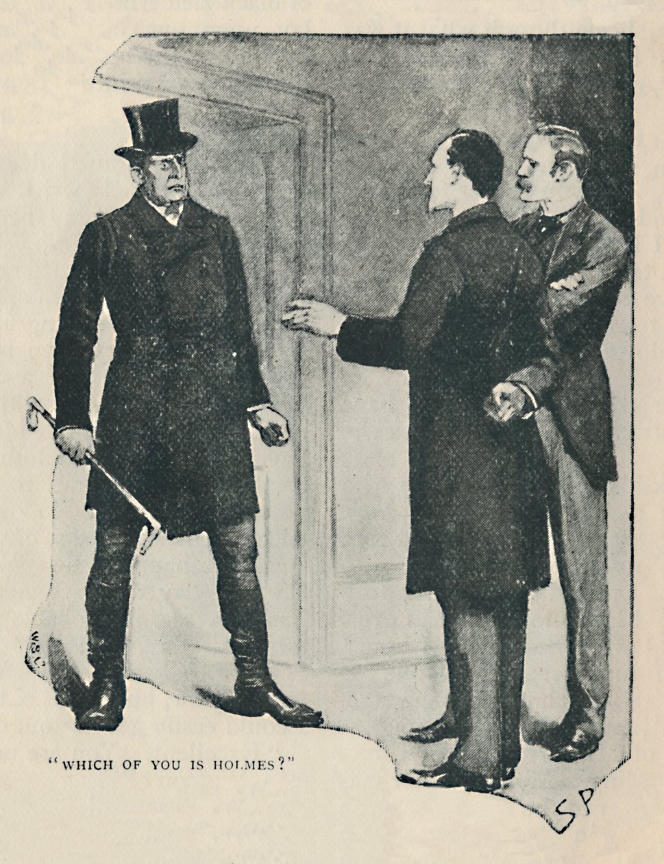 Melyik közületek Holmes, 1892 alkotó: Sidney Paget