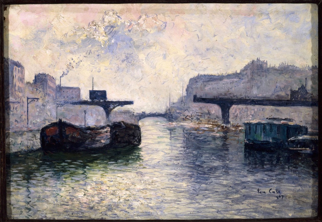 Canal Saint-Martin alkotó: Siebe Johannes Ten Kate