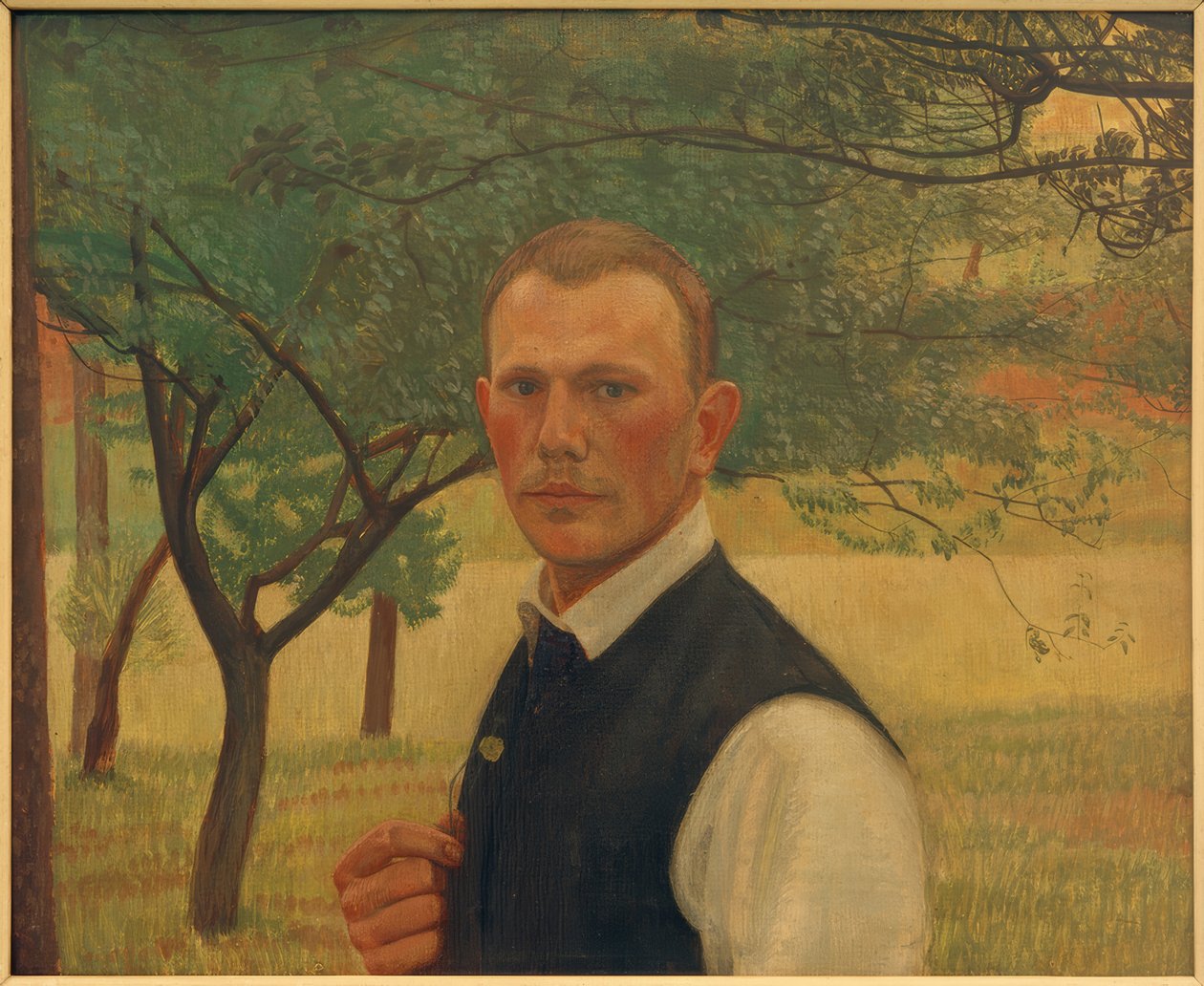 Önarckép a zöldben alkotó: Siegfried von Leth