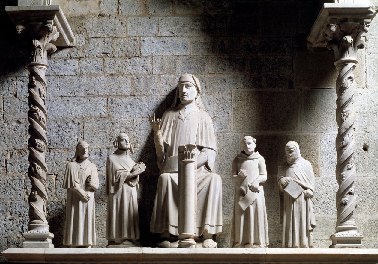 Guittone Sinibaldi ábrázolása alkotó: Sienese School
