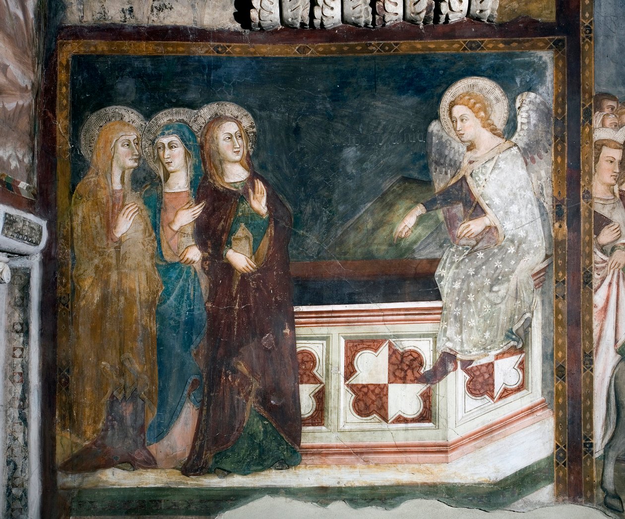 A szent asszonyok alkotó: Sienese School