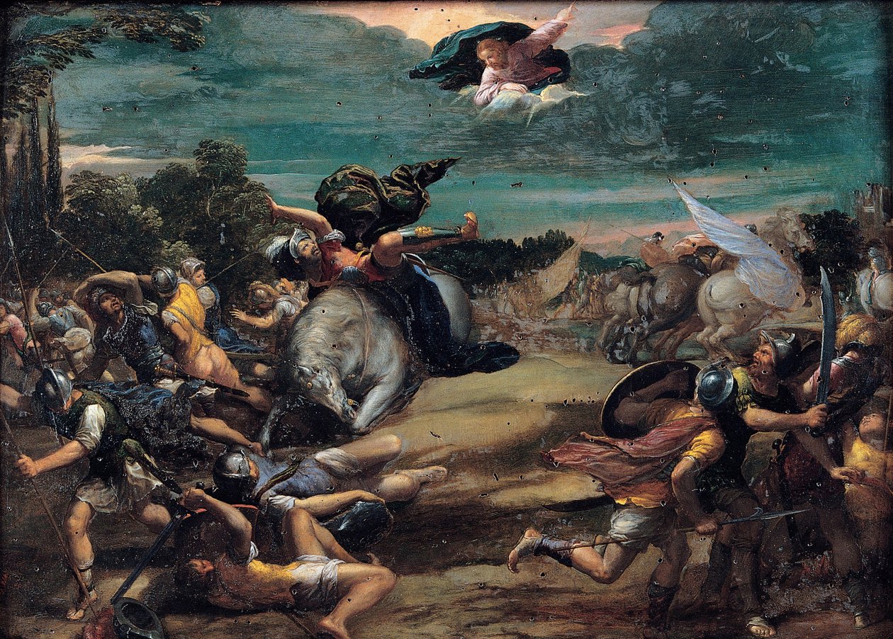 A megtérés a damaszkuszi úton, 1590-1595 alkotó: Sigismondo Scarsellino