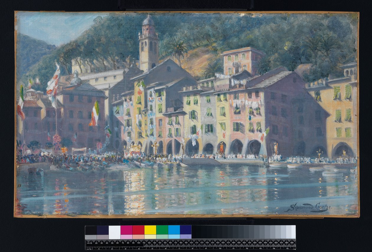 San Giorgio ünnepe, Portofino alkotó: Sigismund Christian Hubert Goetze