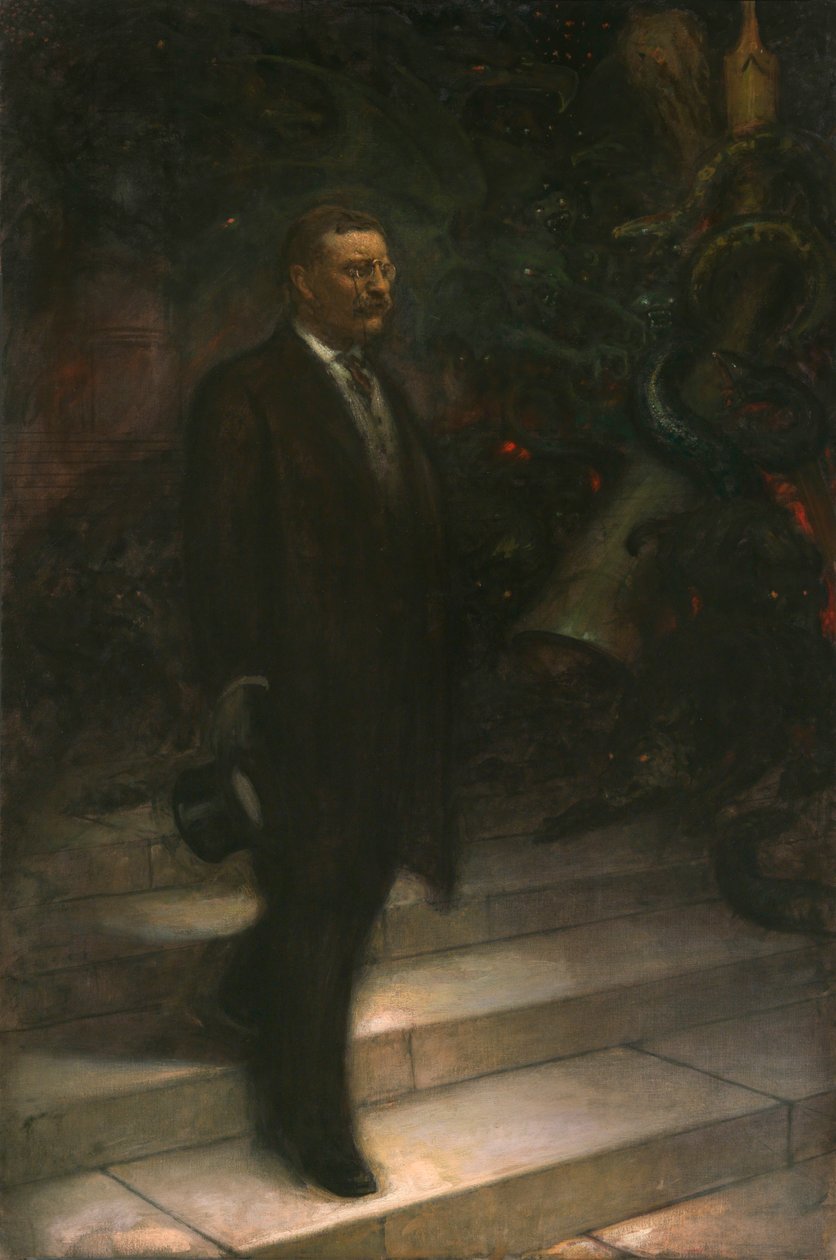 Theodore Roosevelt, c. 1908-1910. alkotó: Sigismund De Ivanowski