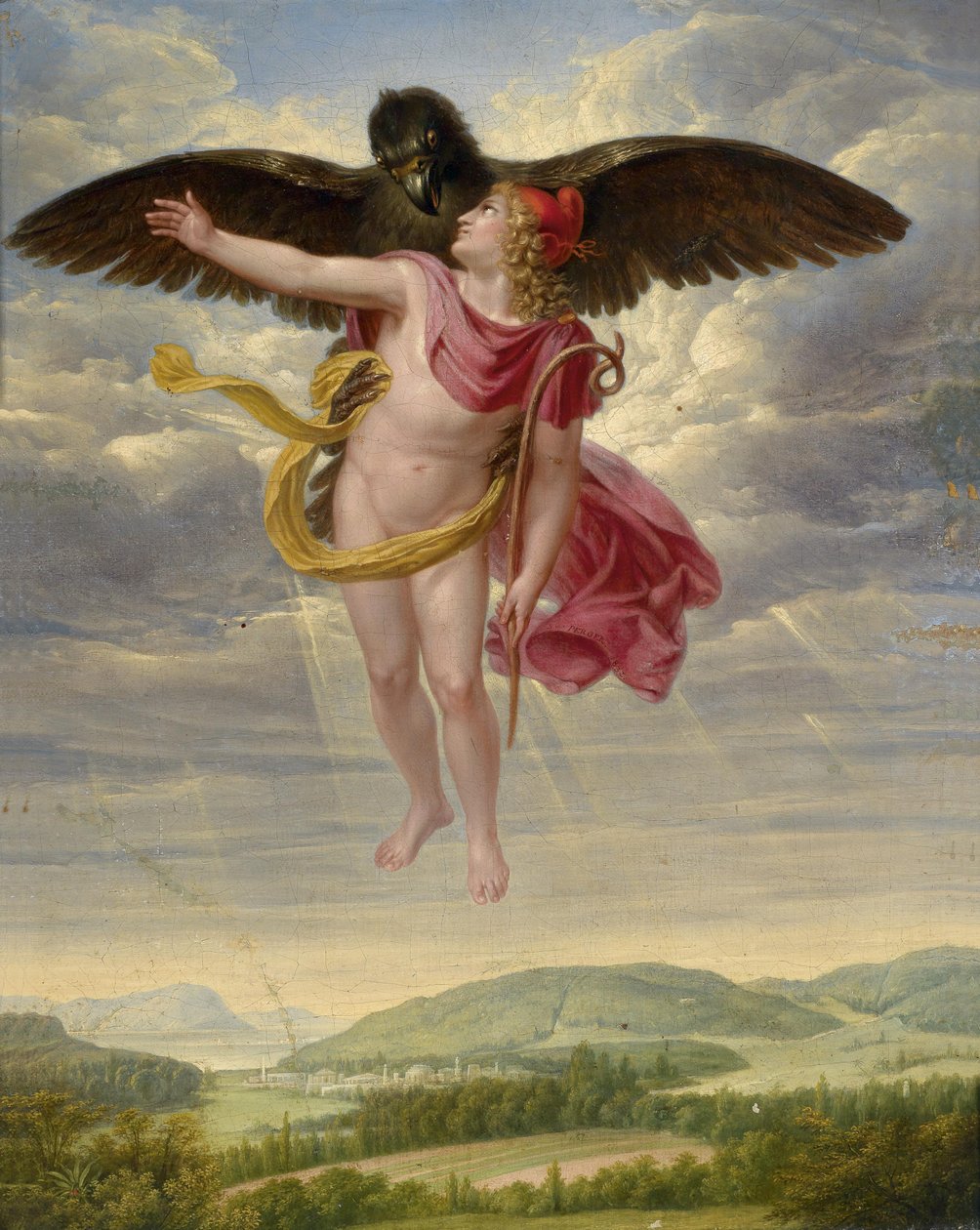 Ganymedész elrablása alkotó: Sigmund Ferdinand Ritter von Perger