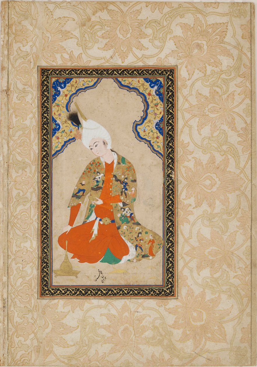 Fiatal herceg alkotó: Signed by Muhammad Haravi