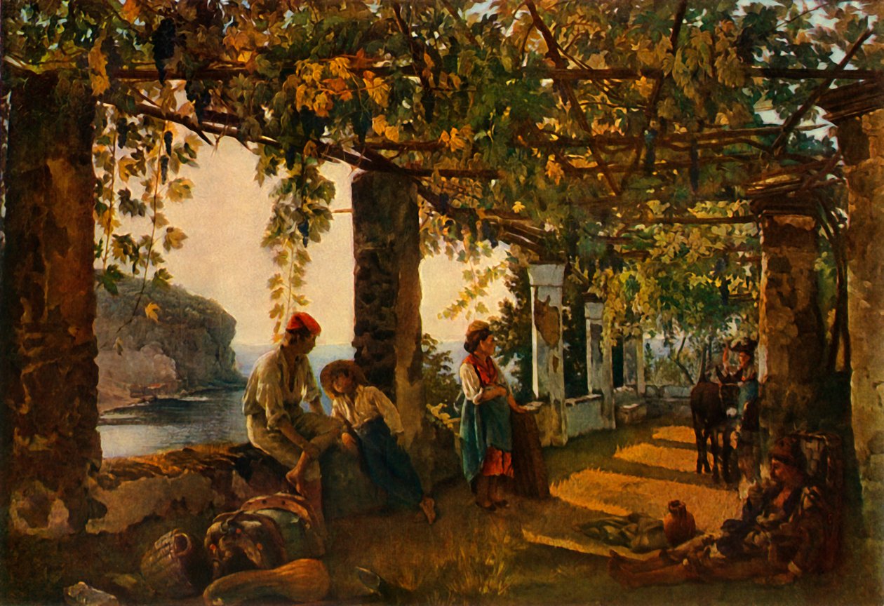 „Tengerparti terasz – egy variáció”, 1828, 1965. alkotó: Sil
