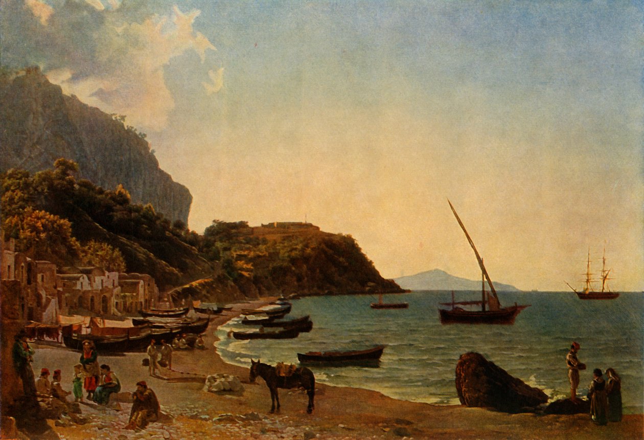 "A sorrentói nagy öböl", 1827-1828, 1965. alkotó: Sil