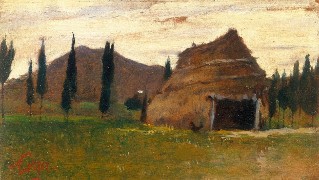 Tájkép alkotó: Silvestro Lega