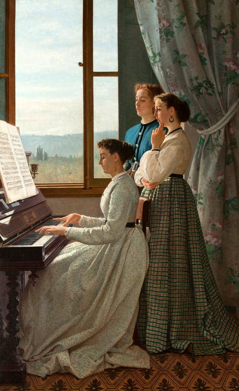 egy stornello éneke alkotó: Silvestro Lega